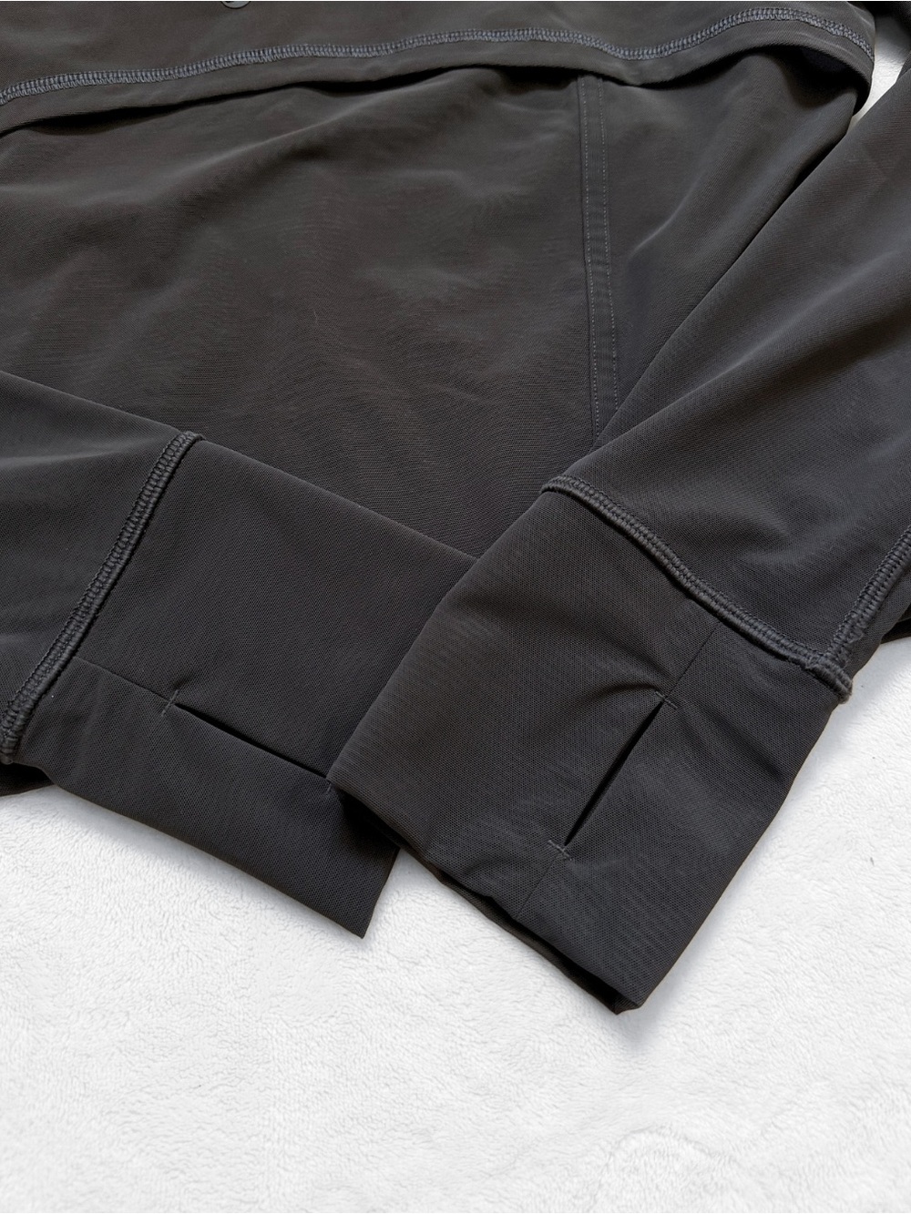 NWOT Lululemon Define Cropped Hooded Jacket Mesh Vent Nulu – Black – Size 10 - Picture 10 of 10